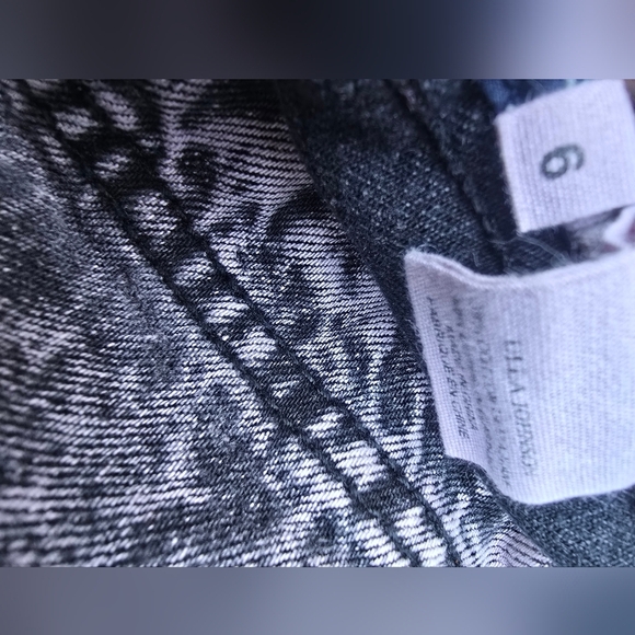 Ulla Johnson Romper Black and Pink Denim - Picture 7 of 12